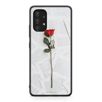 Thumbnail for Samsung A13 4G Red Rose θήκη από τη Smartfits με σχέδιο στο πίσω μέρος και μαύρο περίβλημα | Smartphone case with colorful back and black bezels by Smartfits