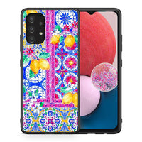 Thumbnail for Θήκη Samsung A13 4G Retro Spring από τη Smartfits με σχέδιο στο πίσω μέρος και μαύρο περίβλημα | Samsung A13 4G Retro Spring case with colorful back and black bezels