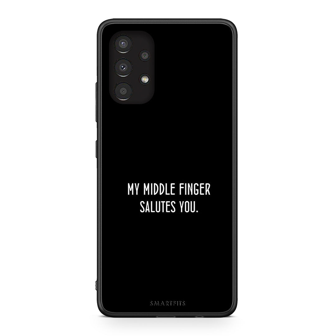 Samsung A13 4G Salute θήκη από τη Smartfits με σχέδιο στο πίσω μέρος και μαύρο περίβλημα | Smartphone case with colorful back and black bezels by Smartfits
