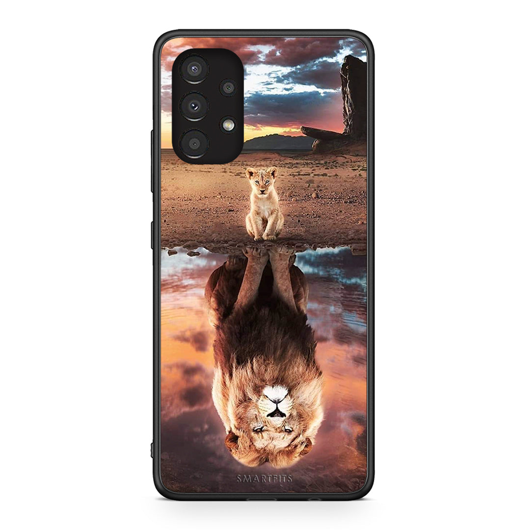 Samsung A13 4G Sunset Dreams Θήκη Αγίου Βαλεντίνου από τη Smartfits με σχέδιο στο πίσω μέρος και μαύρο περίβλημα | Smartphone case with colorful back and black bezels by Smartfits