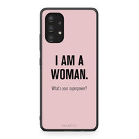 Thumbnail for Samsung A13 4G Superpower Woman θήκη από τη Smartfits με σχέδιο στο πίσω μέρος και μαύρο περίβλημα | Smartphone case with colorful back and black bezels by Smartfits