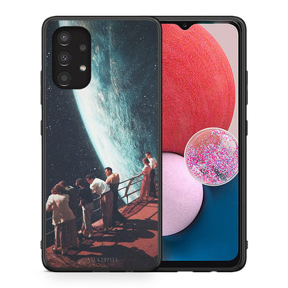 Θήκη Samsung A13 4G Surreal View από τη Smartfits με σχέδιο στο πίσω μέρος και μαύρο περίβλημα | Samsung A13 4G Surreal View case with colorful back and black bezels