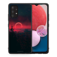 Thumbnail for Θήκη Samsung A13 4G Sunset Tropic από τη Smartfits με σχέδιο στο πίσω μέρος και μαύρο περίβλημα | Samsung A13 4G Sunset Tropic case with colorful back and black bezels