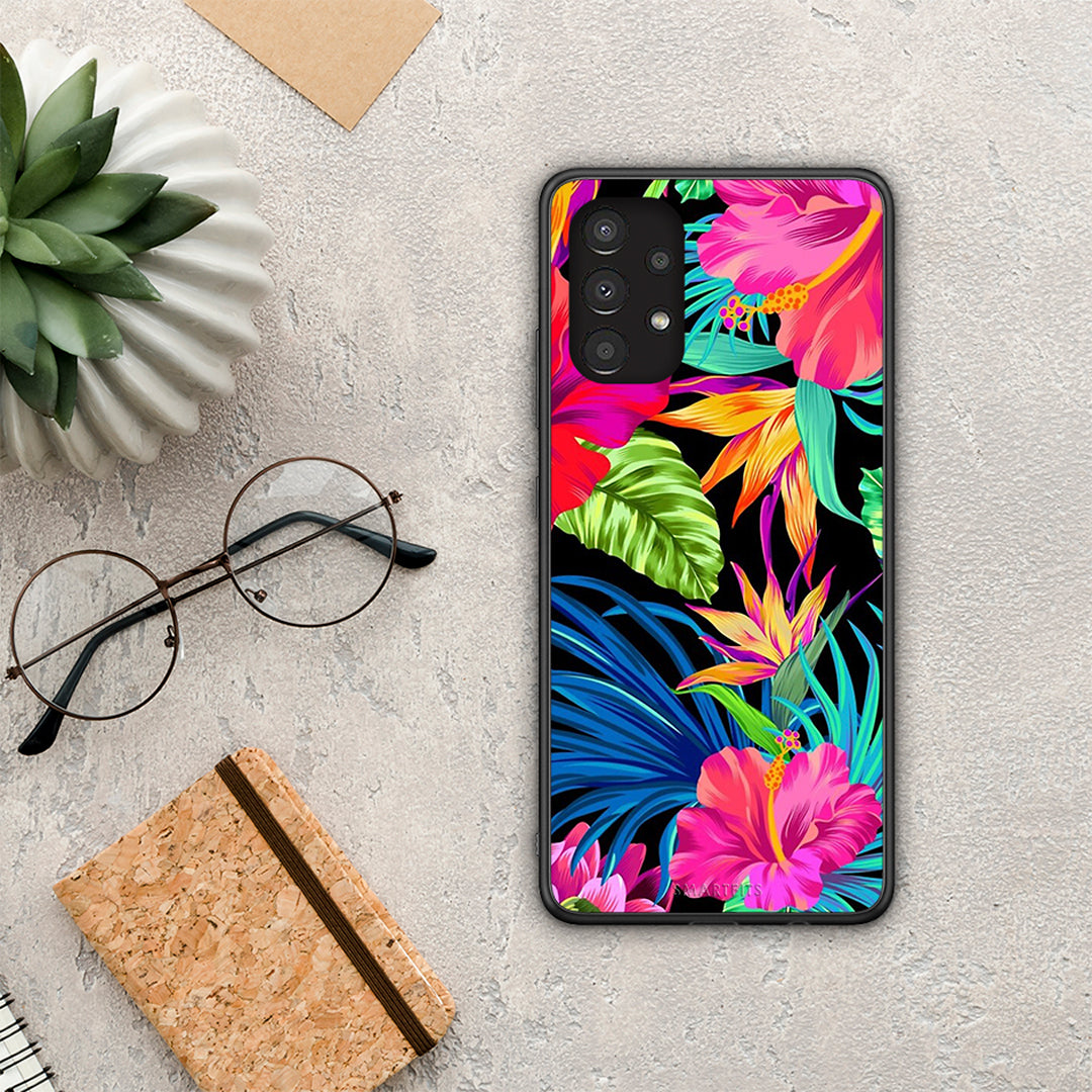 Tropical Flowers - Samsung Galaxy A13 4G θήκη