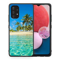Thumbnail for Θήκη Samsung A13 4G Tropical Vibes από τη Smartfits με σχέδιο στο πίσω μέρος και μαύρο περίβλημα | Samsung A13 4G Tropical Vibes case with colorful back and black bezels