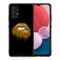 Thumbnail for Θήκη Samsung A13 4G Golden Valentine από τη Smartfits με σχέδιο στο πίσω μέρος και μαύρο περίβλημα | Samsung A13 4G Golden Valentine case with colorful back and black bezels