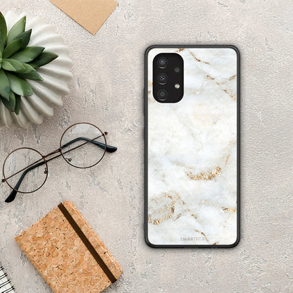 White Gold Marble - Samsung Galaxy A13 4G θήκη