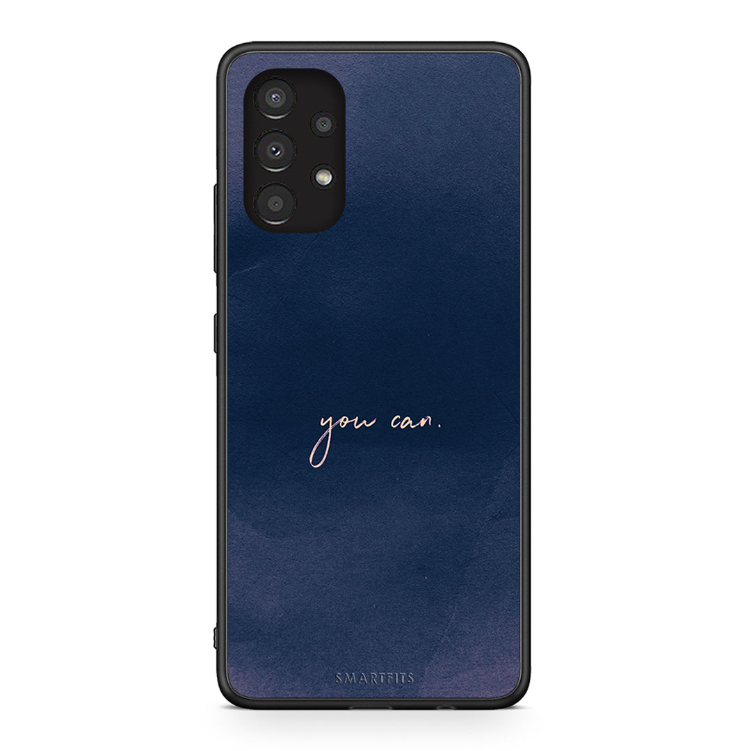 Samsung A13 4G You Can θήκη από τη Smartfits με σχέδιο στο πίσω μέρος και μαύρο περίβλημα | Smartphone case with colorful back and black bezels by Smartfits