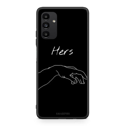 Samsung A13 5G Aeshetic Love 1 Θήκη Αγίου Βαλεντίνου από τη Smartfits με σχέδιο στο πίσω μέρος και μαύρο περίβλημα | Smartphone case with colorful back and black bezels by Smartfits