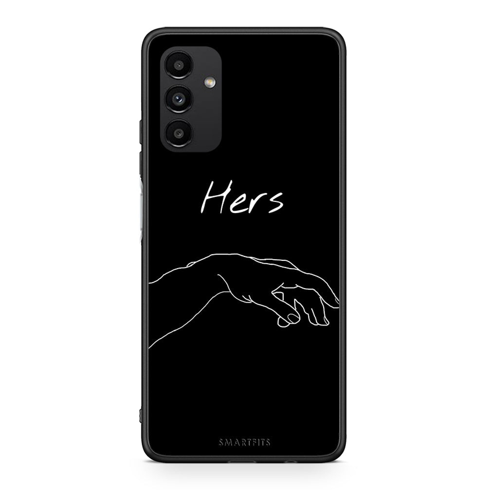 Samsung A13 5G Aeshetic Love 1 Θήκη Αγίου Βαλεντίνου από τη Smartfits με σχέδιο στο πίσω μέρος και μαύρο περίβλημα | Smartphone case with colorful back and black bezels by Smartfits