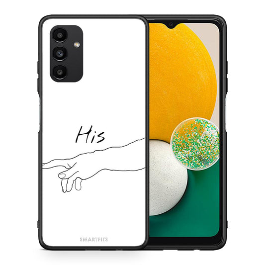 Θήκη Αγίου Βαλεντίνου Samsung A04s Aeshetic Love 2 από τη Smartfits με σχέδιο στο πίσω μέρος και μαύρο περίβλημα | Samsung A04s Aeshetic Love 2 case with colorful back and black bezels