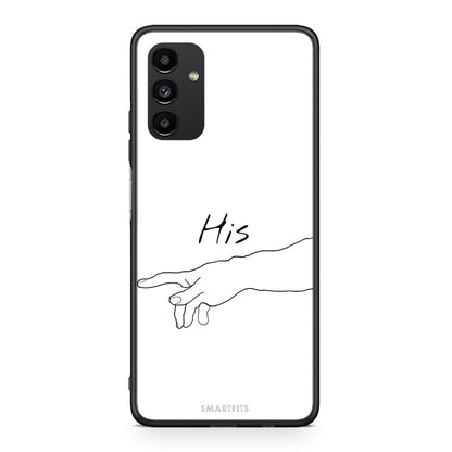 Samsung A13 5G Aeshetic Love 2 Θήκη Αγίου Βαλεντίνου από τη Smartfits με σχέδιο στο πίσω μέρος και μαύρο περίβλημα | Smartphone case with colorful back and black bezels by Smartfits