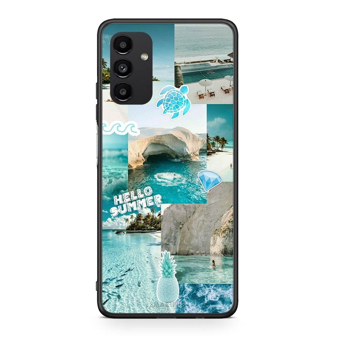 Samsung A04s Aesthetic Summer Θήκη από τη Smartfits με σχέδιο στο πίσω μέρος και μαύρο περίβλημα | Smartphone case with colorful back and black bezels by Smartfits