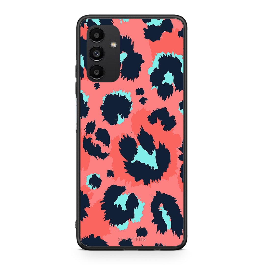 22 - Samsung A04s Pink Leopard Animal case, cover, bumper