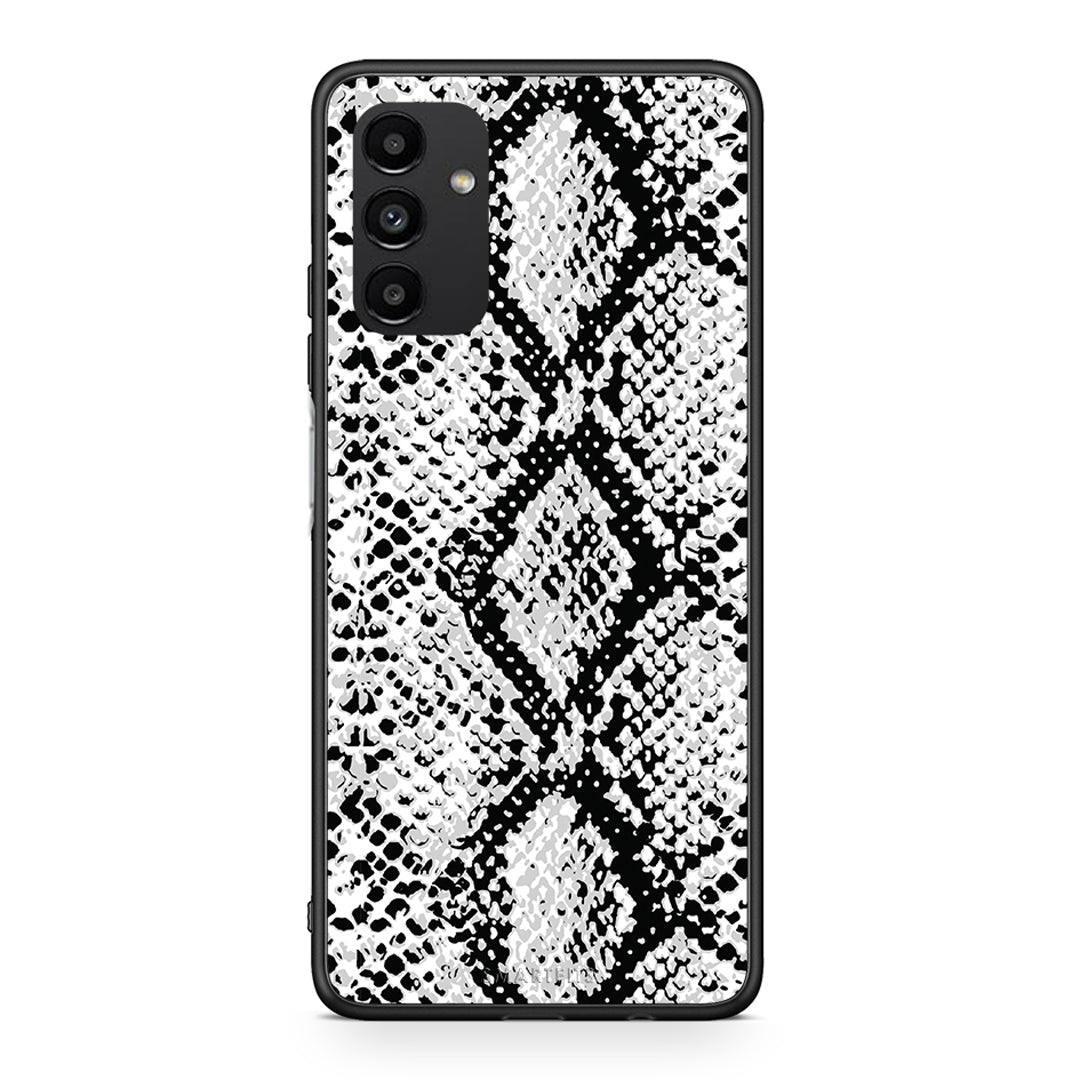 24 - Samsung A04s White Snake Animal case, cover, bumper