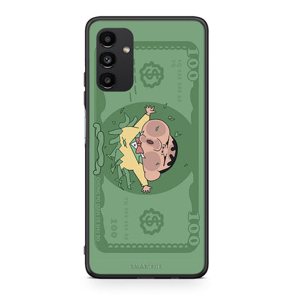 Samsung A13 5G Big Money Θήκη Αγίου Βαλεντίνου από τη Smartfits με σχέδιο στο πίσω μέρος και μαύρο περίβλημα | Smartphone case with colorful back and black bezels by Smartfits