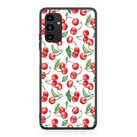 Thumbnail for Samsung A13 5G Cherry Summer θήκη από τη Smartfits με σχέδιο στο πίσω μέρος και μαύρο περίβλημα | Smartphone case with colorful back and black bezels by Smartfits