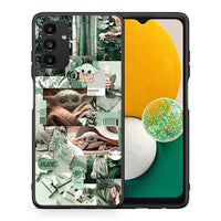 Thumbnail for Θήκη Αγίου Βαλεντίνου Samsung A13 5G Collage Dude από τη Smartfits με σχέδιο στο πίσω μέρος και μαύρο περίβλημα | Samsung A13 5G Collage Dude case with colorful back and black bezels