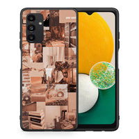 Thumbnail for Θήκη Αγίου Βαλεντίνου Samsung A13 5G Collage You Can από τη Smartfits με σχέδιο στο πίσω μέρος και μαύρο περίβλημα | Samsung A13 5G Collage You Can case with colorful back and black bezels