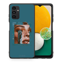 Thumbnail for Θήκη Samsung A13 5G Cry An Ocean από τη Smartfits με σχέδιο στο πίσω μέρος και μαύρο περίβλημα | Samsung A13 5G Cry An Ocean case with colorful back and black bezels