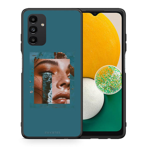 Θήκη Samsung A04s Cry An Ocean από τη Smartfits με σχέδιο στο πίσω μέρος και μαύρο περίβλημα | Samsung A04s Cry An Ocean case with colorful back and black bezels