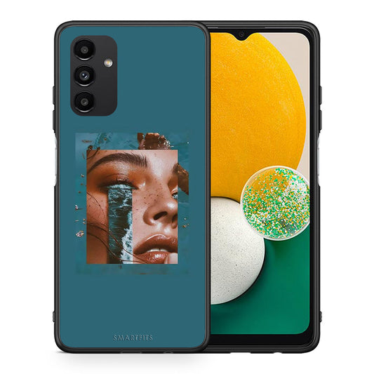 Θήκη Samsung A04s Cry An Ocean από τη Smartfits με σχέδιο στο πίσω μέρος και μαύρο περίβλημα | Samsung A04s Cry An Ocean case with colorful back and black bezels