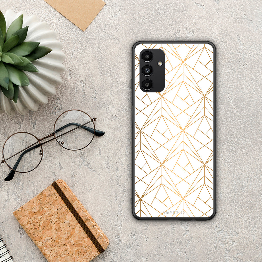 Geometric Luxury White - Samsung Galaxy A04s θήκη