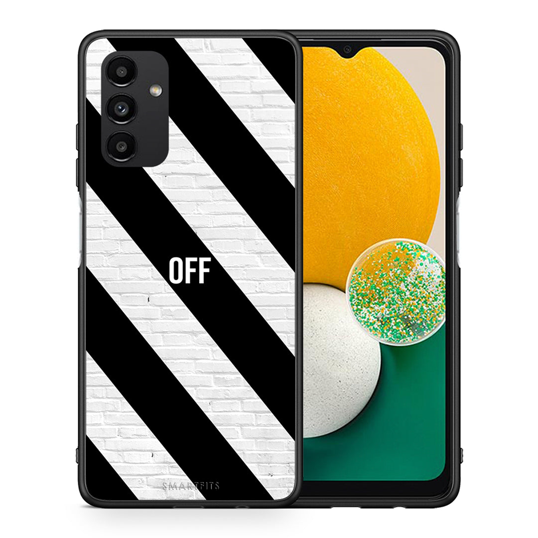 Θήκη Samsung A04s Get Off από τη Smartfits με σχέδιο στο πίσω μέρος και μαύρο περίβλημα | Samsung A04s Get Off case with colorful back and black bezels