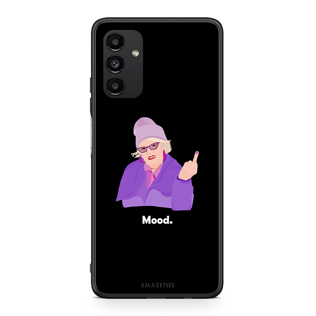 Samsung A04s Grandma Mood Black θήκη από τη Smartfits με σχέδιο στο πίσω μέρος και μαύρο περίβλημα | Smartphone case with colorful back and black bezels by Smartfits