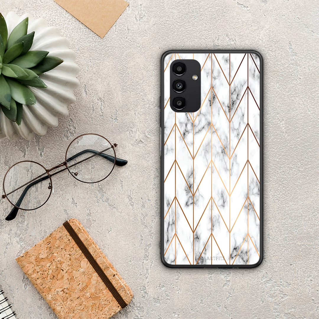 Marble Gold Geometric - Samsung Galaxy A13 5G θήκη