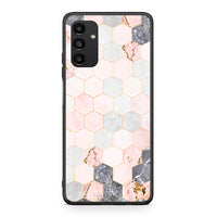 Thumbnail for 4 - Samsung A04s Hexagon Pink Marble case, cover, bumper