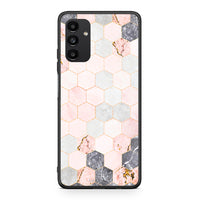 Thumbnail for 4 - Samsung A13 5G Hexagon Pink Marble case, cover, bumper