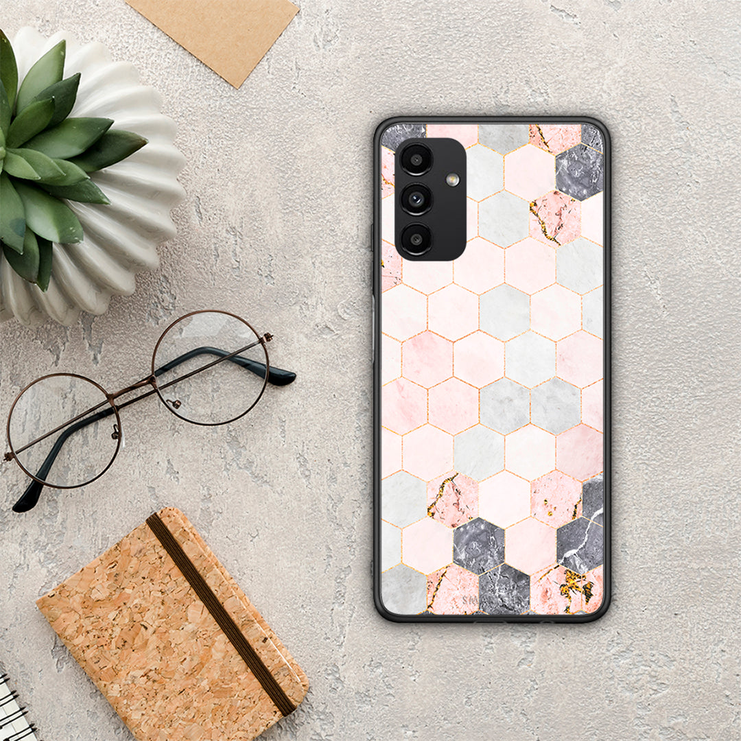 Marble Hexagon Pink - Samsung Galaxy A13 5G θήκη