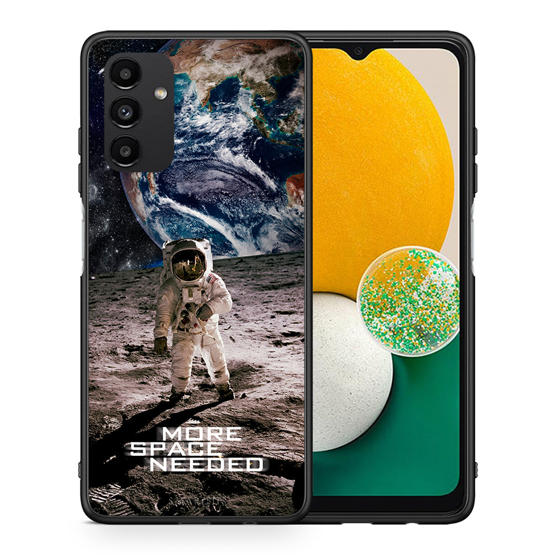 Θήκη Samsung A13 5G More Space από τη Smartfits με σχέδιο στο πίσω μέρος και μαύρο περίβλημα | Samsung A13 5G More Space case with colorful back and black bezels