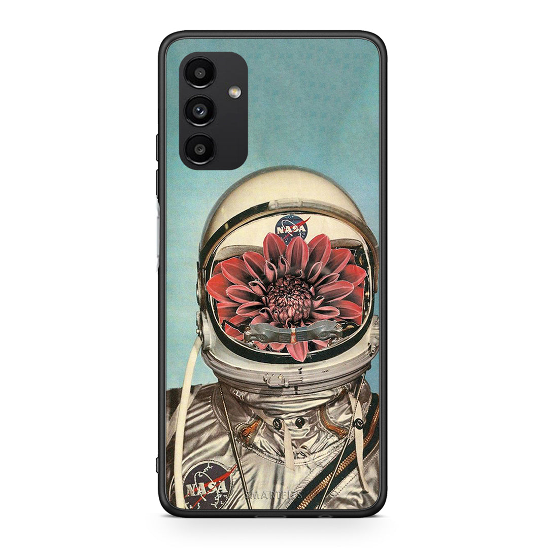 Samsung A04s Nasa Bloom θήκη από τη Smartfits με σχέδιο στο πίσω μέρος και μαύρο περίβλημα | Smartphone case with colorful back and black bezels by Smartfits
