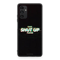 Thumbnail for Samsung A04s OMG ShutUp θήκη από τη Smartfits με σχέδιο στο πίσω μέρος και μαύρο περίβλημα | Smartphone case with colorful back and black bezels by Smartfits