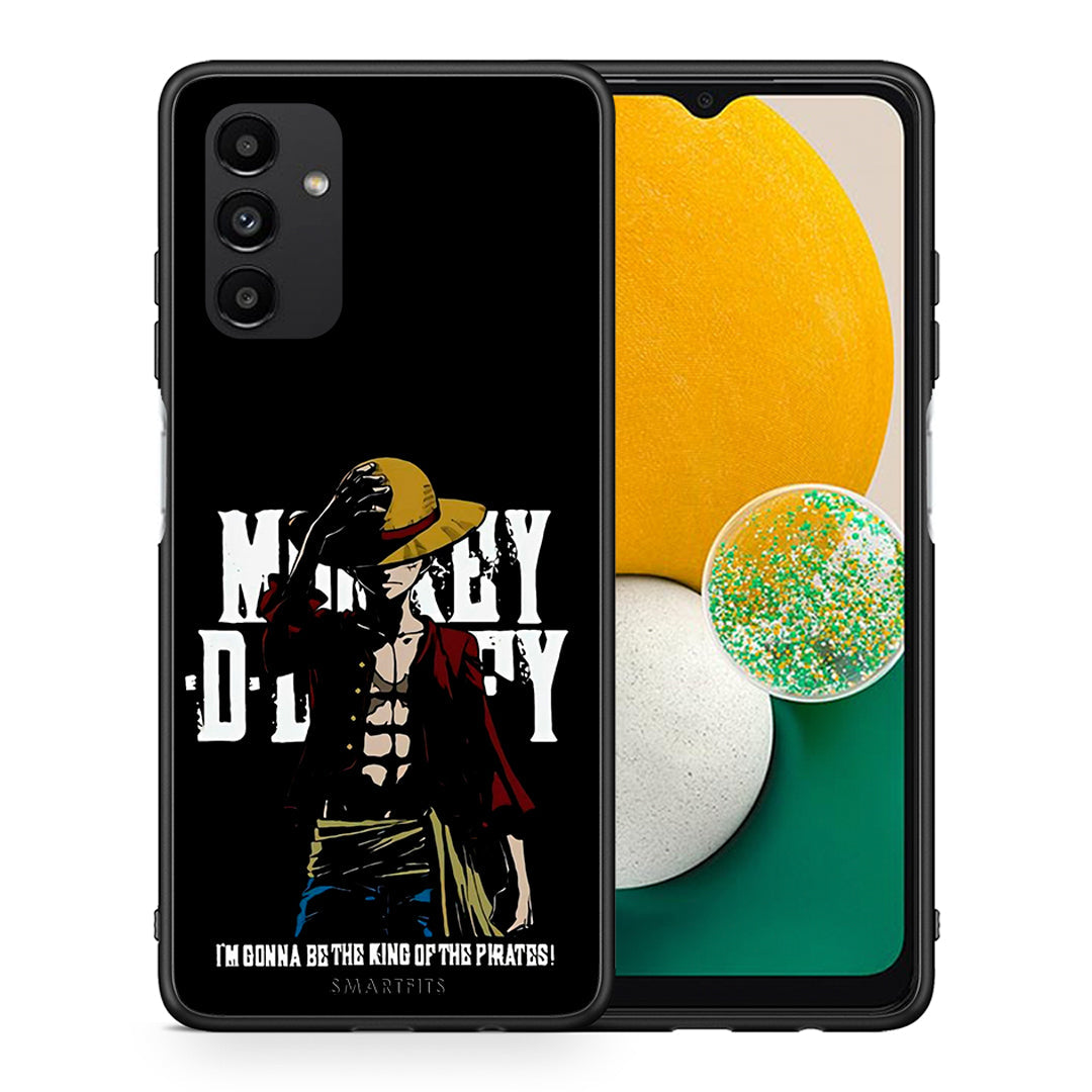 Θήκη Samsung A13 5G Pirate King από τη Smartfits με σχέδιο στο πίσω μέρος και μαύρο περίβλημα | Samsung A13 5G Pirate King case with colorful back and black bezels