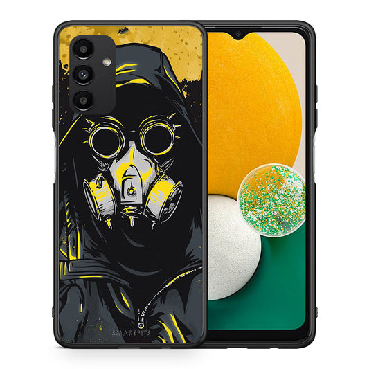 Θήκη Samsung A04s Mask PopArt από τη Smartfits με σχέδιο στο πίσω μέρος και μαύρο περίβλημα | Samsung A04s Mask PopArt case with colorful back and black bezels