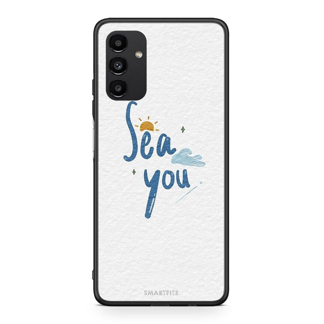 Samsung A13 5G Sea You Θήκη από τη Smartfits με σχέδιο στο πίσω μέρος και μαύρο περίβλημα | Smartphone case with colorful back and black bezels by Smartfits