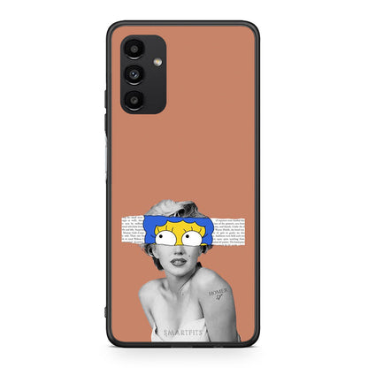 Samsung A04s Sim Merilyn θήκη από τη Smartfits με σχέδιο στο πίσω μέρος και μαύρο περίβλημα | Smartphone case with colorful back and black bezels by Smartfits