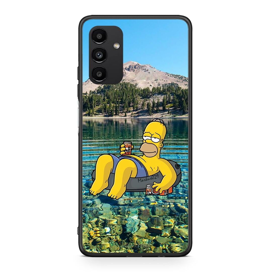 Samsung A13 5G Summer Happiness Θήκη από τη Smartfits με σχέδιο στο πίσω μέρος και μαύρο περίβλημα | Smartphone case with colorful back and black bezels by Smartfits