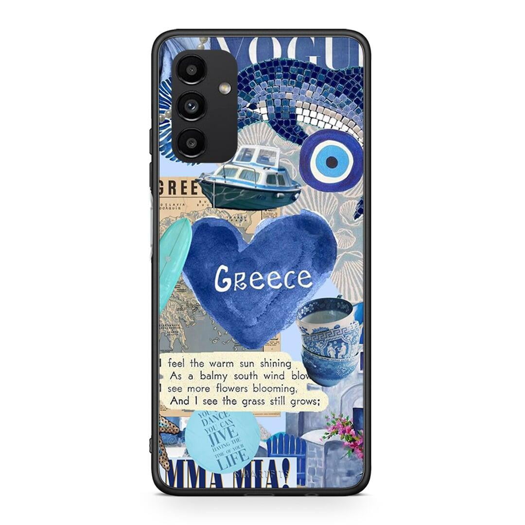 Samsung A13 5G Summer In Greece Θήκη από τη Smartfits με σχέδιο στο πίσω μέρος και μαύρο περίβλημα | Smartphone case with colorful back and black bezels by Smartfits