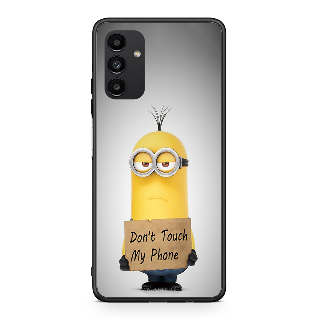 4 - Samsung A04s Minion Text case, cover, bumper