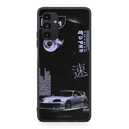 Samsung A13 5G Tokyo Drift Θήκη Αγίου Βαλεντίνου από τη Smartfits με σχέδιο στο πίσω μέρος και μαύρο περίβλημα | Smartphone case with colorful back and black bezels by Smartfits