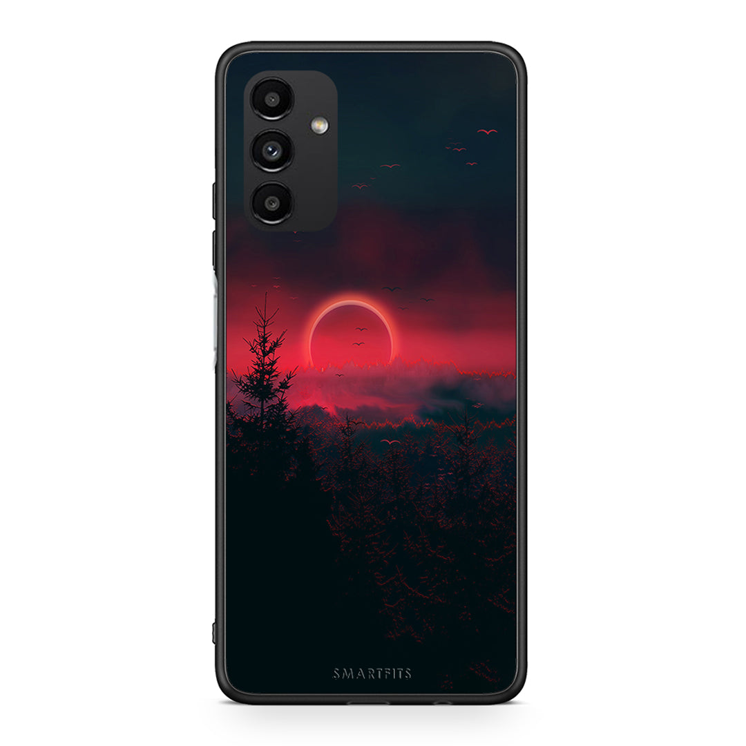 4 - Samsung A04s Sunset Tropic case, cover, bumper