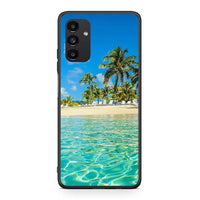 Thumbnail for Samsung A04s Tropical Vibes Θήκη από τη Smartfits με σχέδιο στο πίσω μέρος και μαύρο περίβλημα | Smartphone case with colorful back and black bezels by Smartfits