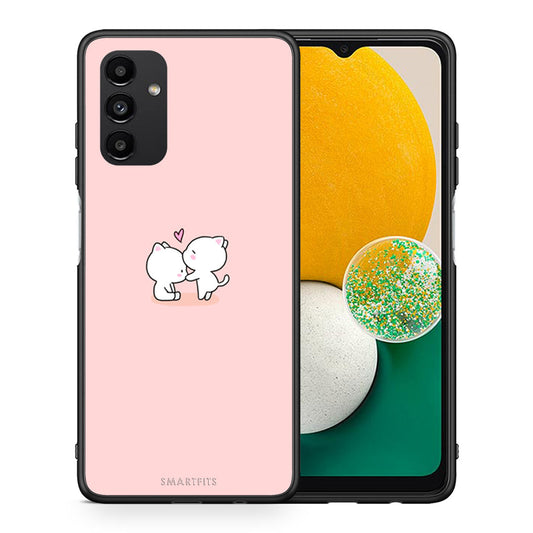 Θήκη Samsung A04s Love Valentine από τη Smartfits με σχέδιο στο πίσω μέρος και μαύρο περίβλημα | Samsung A04s Love Valentine case with colorful back and black bezels