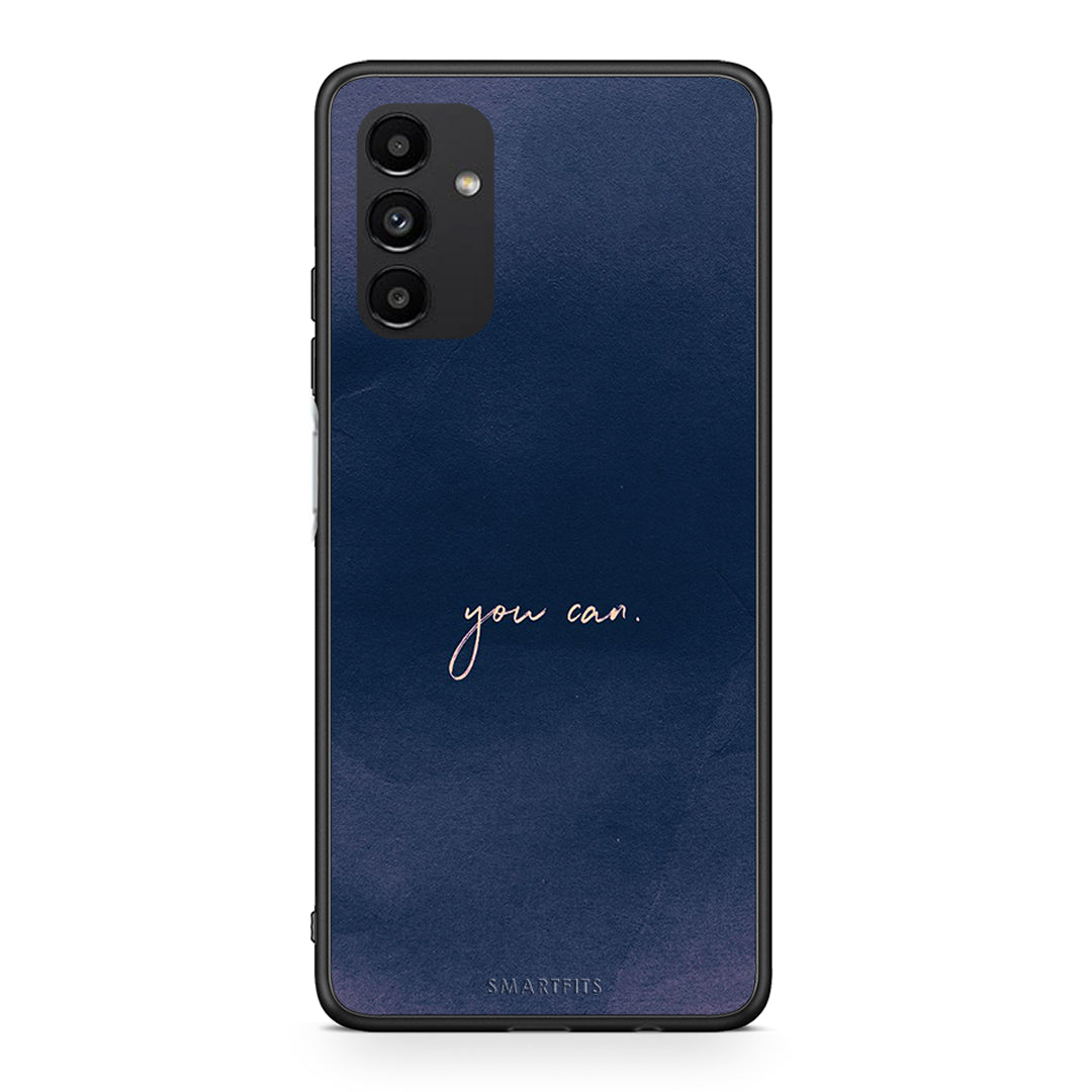 Samsung A13 5G You Can θήκη από τη Smartfits με σχέδιο στο πίσω μέρος και μαύρο περίβλημα | Smartphone case with colorful back and black bezels by Smartfits