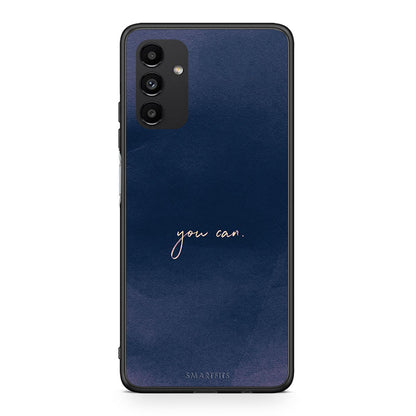 Samsung A04s You Can θήκη από τη Smartfits με σχέδιο στο πίσω μέρος και μαύρο περίβλημα | Smartphone case with colorful back and black bezels by Smartfits