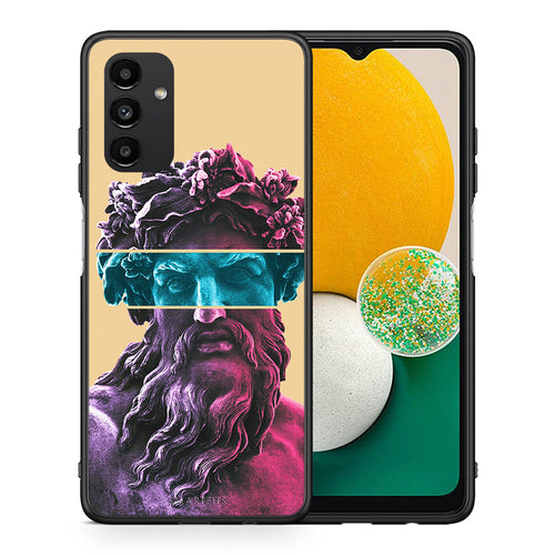 Θήκη Αγίου Βαλεντίνου Samsung A04s Zeus Art από τη Smartfits με σχέδιο στο πίσω μέρος και μαύρο περίβλημα | Samsung A04s Zeus Art case with colorful back and black bezels